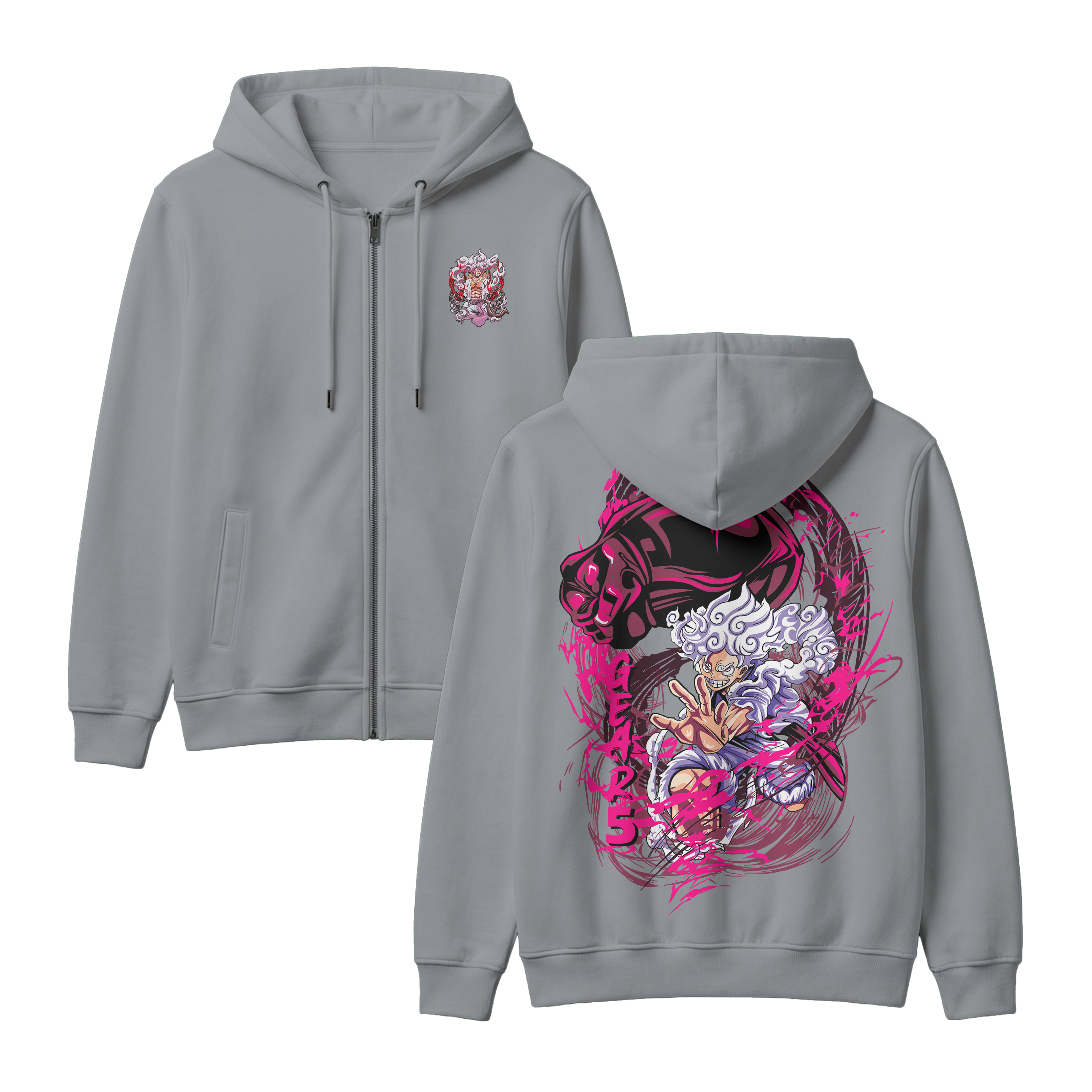 Anime One Piece Monkey D. Luffy Zip-up Hoodie - RZM006