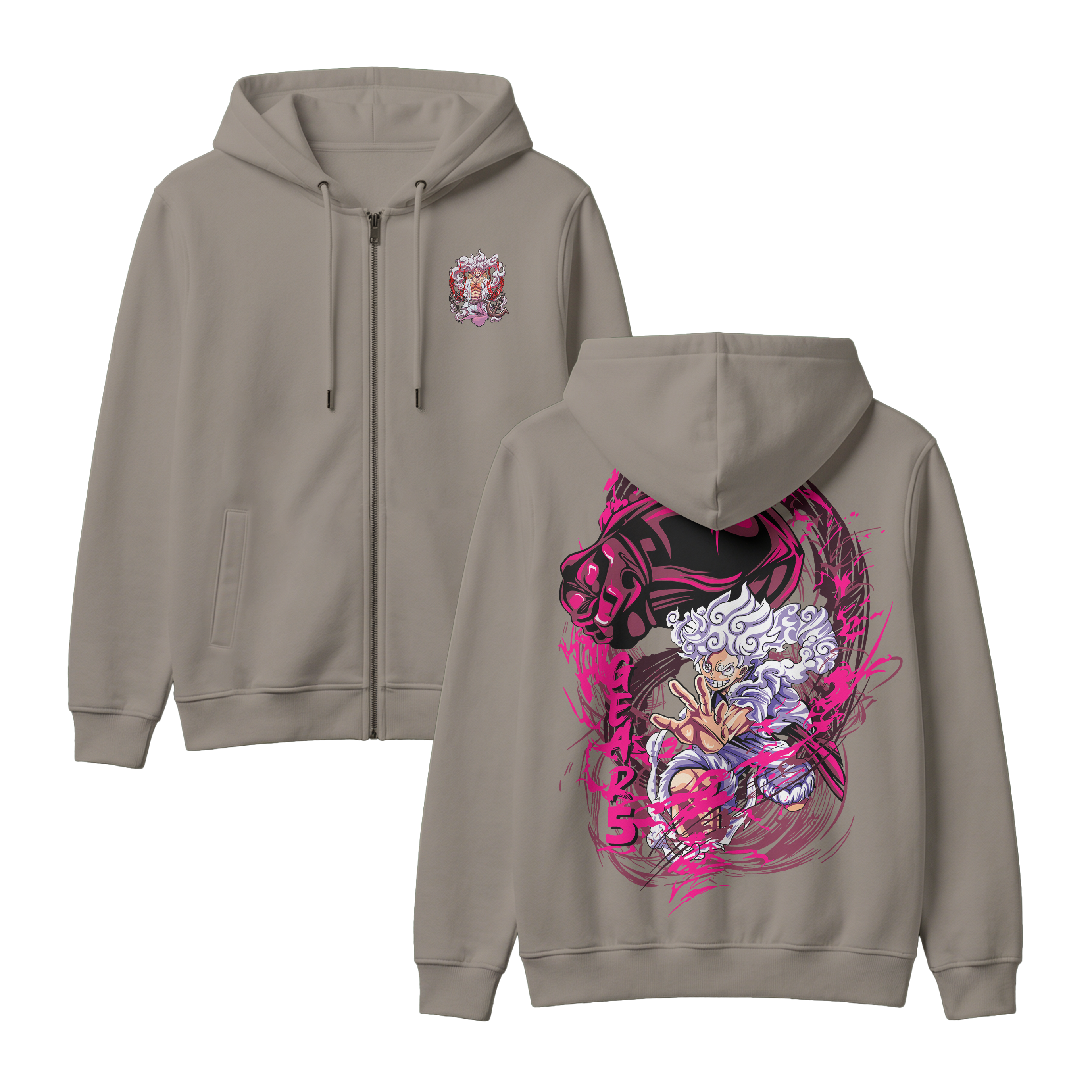 Anime One Piece Monkey D. Luffy Zip-up Hoodie - RZM006