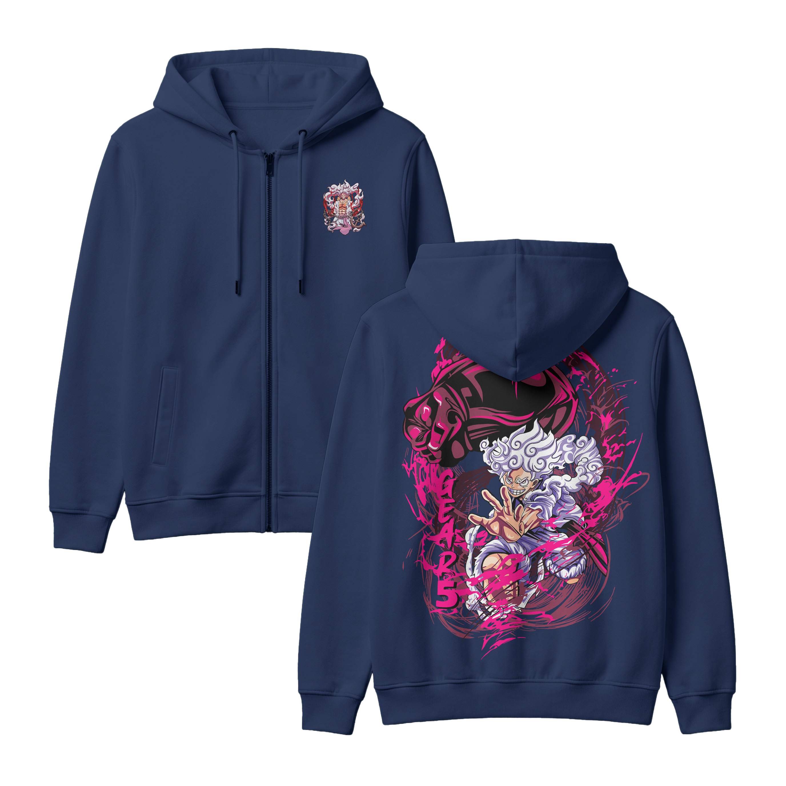 Anime One Piece Monkey D. Luffy Zip-up Hoodie - RZM006